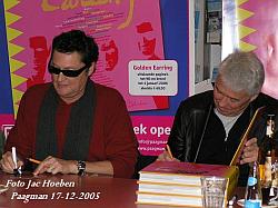 Golden Earring book signing session December 17, 2005 Den Haag - Paagman book store photo Jac Hoeben